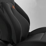 SR-21 Cuscino lombare per auto Poggiatesta Sedile Accessori in memory foam, Stile: Supporto lombare ordinario (Nero)