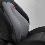 SR-21 Cuscino lombare per auto Poggiatesta Sedile Memory Foam Accessori, Stile: Massaggio Supporto lombare (grigio)