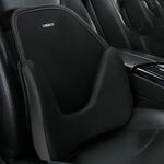 LINXICP 3 in 1 Seggiolino Auto Cuscino Lombare Speciale Estivo Memory Foam Traspirante Schienale per Auto (Nero)