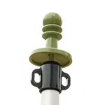 AOTU AT6525 Tenda da campeggio per esterni Palo per tuono Protezione per tenda Palo di protezione in plastica isolato, Colore: Verde militare