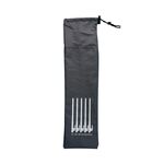 Borsa portaoggetti per picchetti da terra L 40 cm Accessori da campeggio all'aperto Borsa portaoggetti portatile portatile