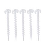 10 Pz / set Tenda da campeggio luminosa Tenda da terra Picchetti per corno Chiodi per esterni Tenda da arrampicata Chiodi di plastica Accessori per tende