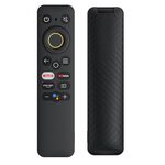Per Realme TV 30 pollici / 40 pollici Copertura protettiva in silicone a tinta unita (nero)