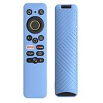 Per Realme TV 30 pollici / 40 pollici Copertura protettiva in silicone a tinta unita (azzurro)