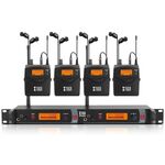 XTUGA RW2080 – Sistema Wireless In-Ear Monitor UHF con 4 Bodypack EDA005143702B 6922238311997