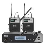 XTUGA IEM1100 – Sistema Wireless In-Ear Monitor con 2 Bodypack EDA005176402B 6922134060060