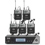 XTUGA IEM1100 – Sistema Wireless In-Ear Monitor Professionale con 5 Bodypack