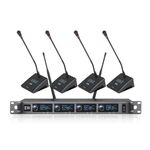 XTUGA A140-C – Sistema Microfonico Wireless UHF a 4 Canali con Microfoni da Conferenza   EDA005196701B 6922420335518