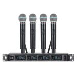 XTUGA A140-H – Sistema Microfonico Wireless UHF a 4 Canali con Microfoni Palmari EDA005198301B 6922090879127