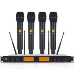 XTUGA A400-H – Sistema Microfonico Wireless UHF a 4 Canali con 4 Microfoni Palmari EDA005202701B 6922313290305
