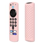 2 PCS Shell Silicone per Alexa Voice Remote 3rd Gen & TV Stick 3rd Gen (rosa)