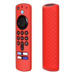 2 PCS Shell Silicone per Alexa Voice Remote 3rd Gen & TV Stick 3rd Gen (rosso)