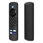 2 pezzi Shell in silicone per Alexa Voice Remote 3rd Gen & TV Stick 3rd Gen (nero)