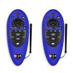 Coperchio protettivo in silicone a prova di polvere a prova di controllo del telecomando a 2 PC per telecomando LG AN-MR500 (blu)