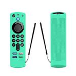 2 pezzi Y27 per Alexa Voice Remote 3a generazione Custodia protettiva antiscivolo in silicone (blu ghiaccio)