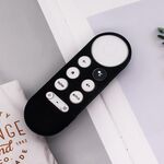 Custodia protettiva in silicone anticaduta per telecomando Google Chromecast 2020 Y16 (nero)
