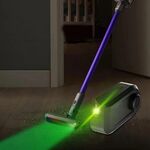 Per aspirapolvere Dyson Lampada display polvere con luci verdi