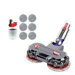 Per Dyson V10 Slim / V12 Aspirapolvere Elettrico Testa con Serbatoio dell'Acqua Rimovibile e 6 Panni per Mocio