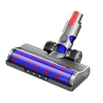Per Dyson V7 V8 V10 V11 V15 V8 Slim Aspirapolvere Spazzola per Pavimenti in Velluto Morbido con Illuminazione a LED Motore Indipendente