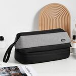Per Dyson Baona BN-DS005 Borsa portaoggetti per asciugacapelli e ferro arricciacapelli a doppio strato di grande capacità (grigio)