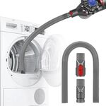 Per Dyson V6 / DC Cordless Vacuum Dryer Vent Cleaner Kit Tubo Flessibile di Collegamento Grigio