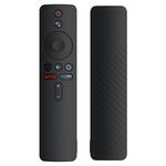 Custodia protettiva in silicone liquido per telecomando Xiaomi 4K TV Stick (nero)