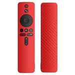 Custodia protettiva in silicone liquido per telecomando Xiaomi 4K TV Stick (rosso)