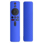 Custodia protettiva in silicone liquido per telecomando Xiaomi 4K TV Stick (blu scuro)