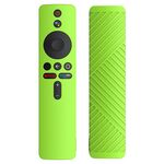 Custodia protettiva in silicone liquido per telecomando Xiaomi 4K TV Stick (verde fluorescente)