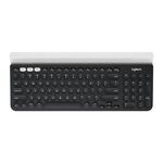 Logitech K780 Multi-dispositivo Bluetooth + Tastiera wireless Unifying Dual Mode con supporto (nera)