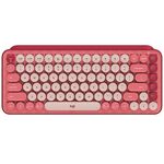 Tasti POP Logitech Pulsante rotondo Bluetooth Keyboard meccanico (rosa)