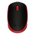 Logitech M171 1000DPI USB Mouse wireless con ricevitore 2.4G (rosso)