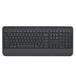 Logitech K650 Wireless Bluetooth Dual Mode Tastiera silenziosa (nera)