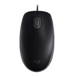 Mouse silenzioso Logitech M110 1000 DPI con cavo USB (nero)
