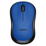 Mouse wireless ergonomico Logitech M220 1200 DPI 2,4 GHz (blu)