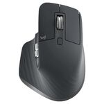 Logitech MX Master 3s 8000 DPI 2,4 GHz Ergonomico Wireless Bluetooth Dual Mode Mouse (Nero)
