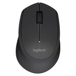 Mouse ottico wireless Logitech M280 2,4 GHz 3 tasti 1000 DPI, portata wireless: 10 m (nero)