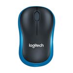 Logitech M186 Wireless Mouse Office Power Saving USB Laptop Desktop Computer Universal (Nero Blue)