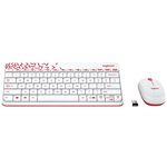 Set tastiera e mouse wireless Logitech MK240 Nano (bianco)