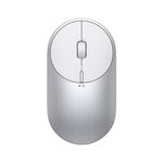 Mouse portatile originale Xiaomi 2 Mouse ottico wireless Bluetooth 4.2 RF 2.4GHz 4000 DPI regolabile a doppia modalità (argento)