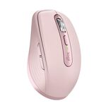 Logitech MX Anywhere 3S 4 Tasti Wireless Bluetooth Dual Mode Mute Mouse (Rosa)