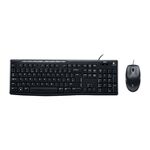 Set tastiera mouse Logitech MK200 cablato
