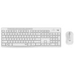Logitech MK295 Set mouse tastiera silenziosa USB wireless (bianco)