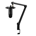 Logitech Blue Yeticaster USB Microfono USB + Supporto antiurto + Bracket Bracket Clip-on Bracket Set di trasmissione in diretta (nero)