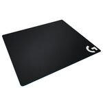 Tappetino per mouse da gioco e-sport Logitech G640 in tessuto morbido, dimensioni: 46 x 40 cm (nero)