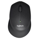 Mouse ottico senza fili Mute Logitech M330 con ricevitore micro USB (nero)
