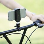 Pulluz Bike Alluminio Manubrio Treppiede Adattatore a sfera per Gopro Hero10 Nero / Hero9 Black / Hero8 Nero / 7/6/5 / 5 Sessione / 4 Sessione / 4/3 + / 3/2/3, DJI Azione Osmo, Xiaoyi e altroTelecamere d'azione