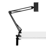 PULUZ Live Broadcast Desktop Braccio Supporto per morsetto a sospensione con morsetto per tablet PC (nero)