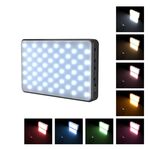PULUZ 2500K / 9000K 120 LED LED Broadcast Video LED Photography Photography Beauty Selfie Fill Light con commutabili 6 colori Filtri (nero)