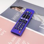 Custodia protettiva in silicone per telecomando Y14 con cordino per LG AKB75095307/74915305/75375604 (blu)